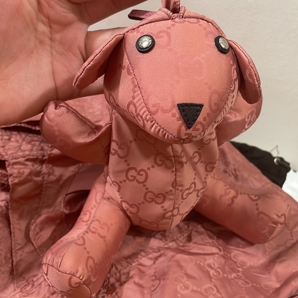 Sold‼️‼️GUCCI
Nylon Monogram Teddy Bear Folding Tote Pink💓 - Picture 17 of 17